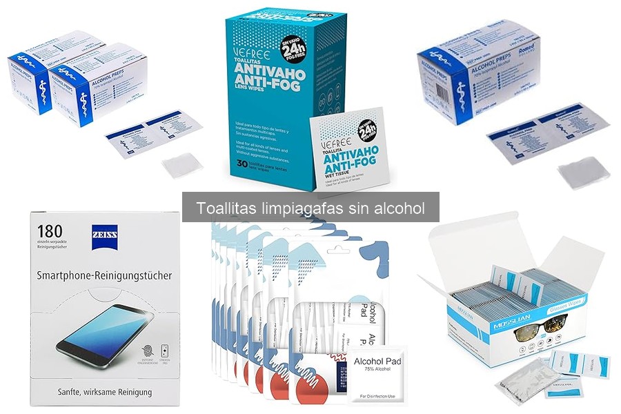 ¿Eliminan manchas difíciles las toallitas limpiagafas sin alcohol?