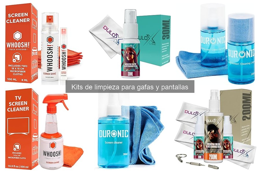 Errores al elegir un kit de limpieza para gafas