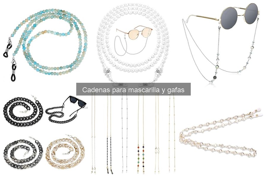 Errores comunes al elegir cadenas para mascarilla y gafas