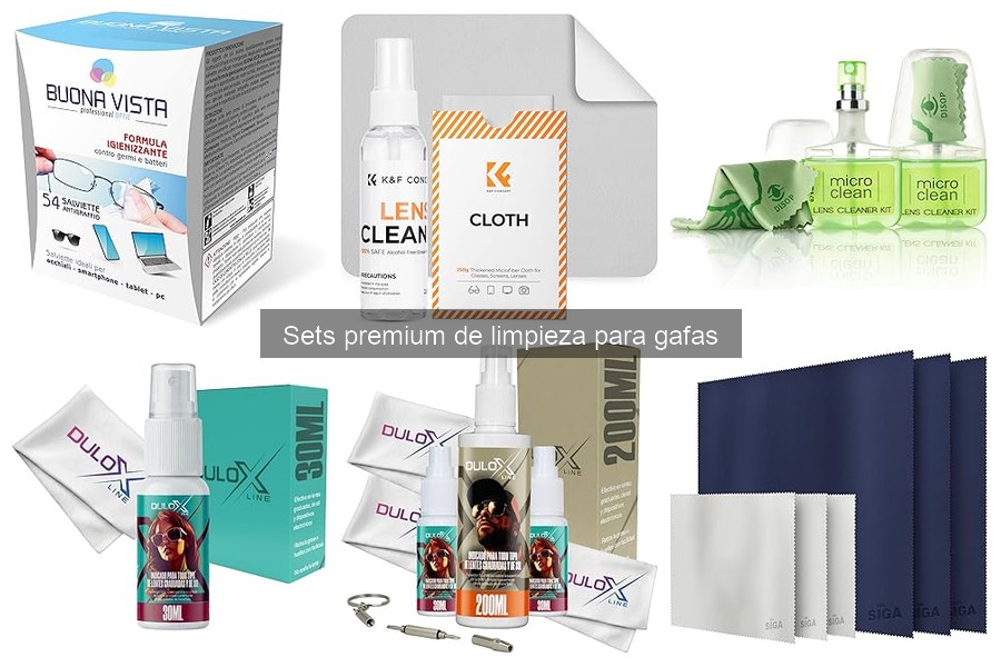 Errores comunes al elegir sets premium de limpieza para gafas