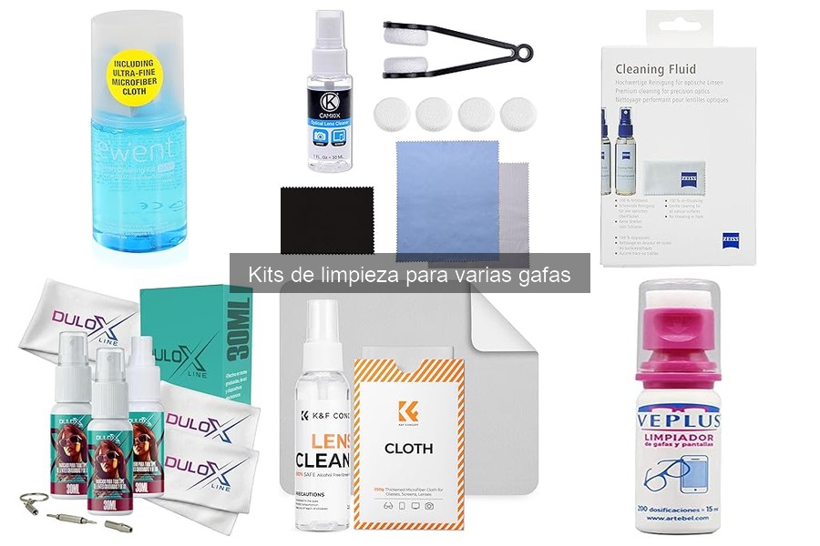 Errores comunes al limpiar gafas con kits de limpieza