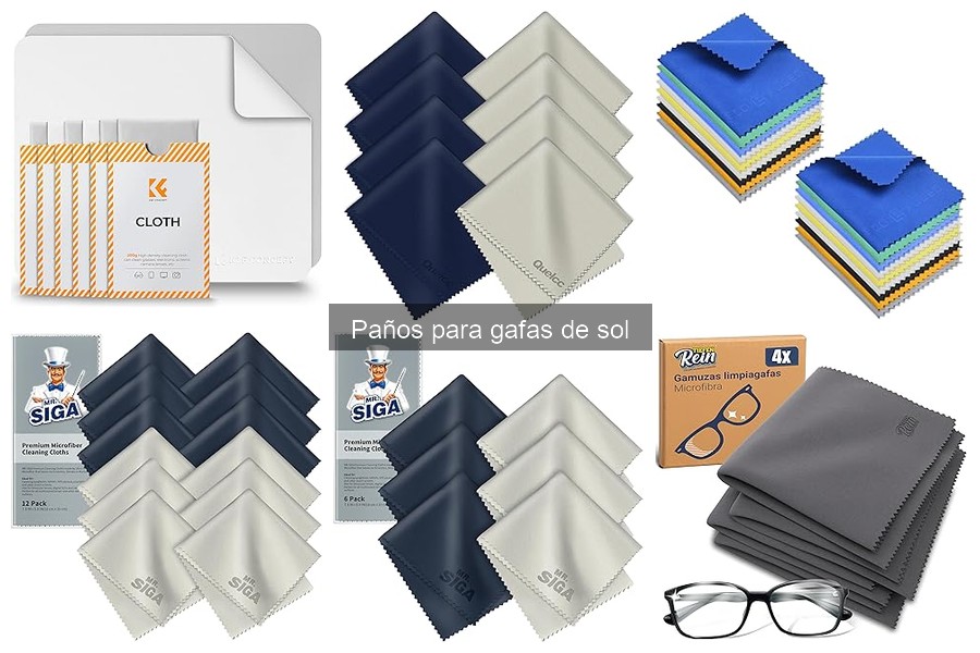 Errores comunes al limpiar gafas de sol con paños