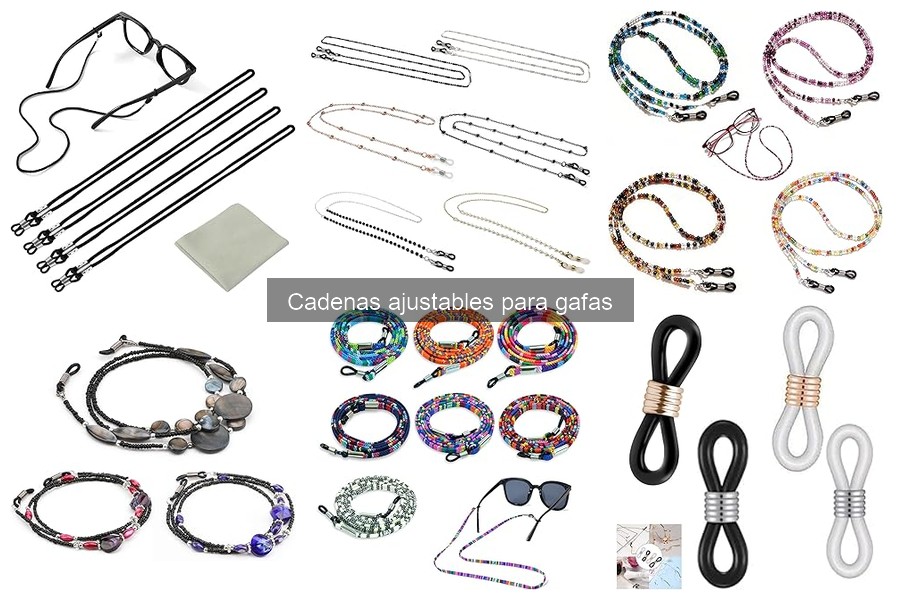 Errores comunes al usar cadenas ajustables para gafas