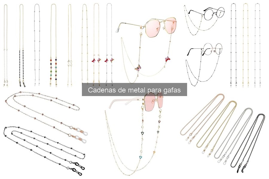 Errores comunes al usar cadenas de metal para gafas