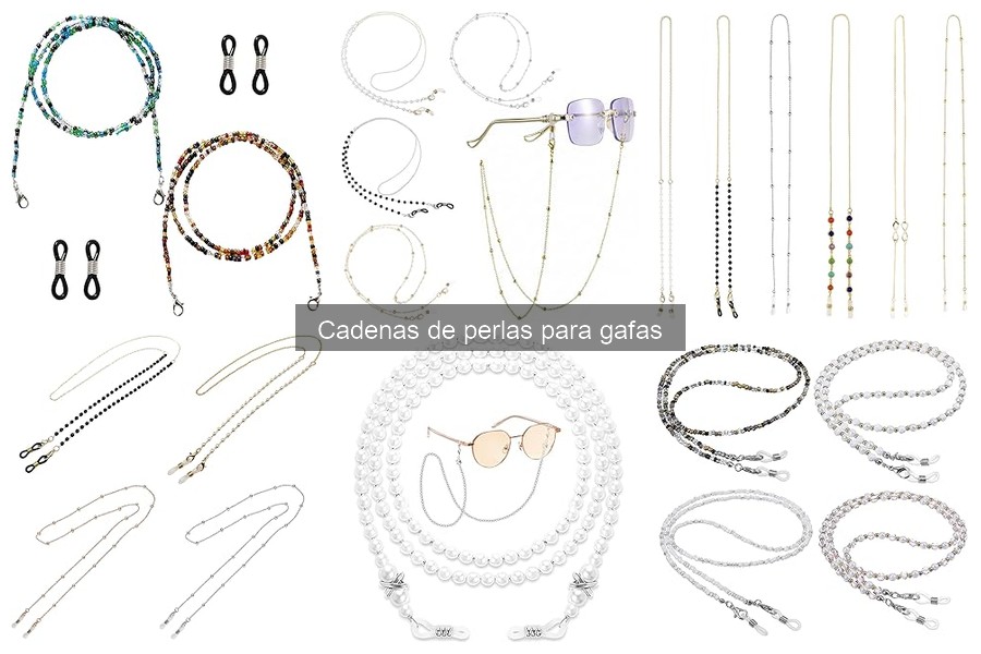 Errores comunes al usar cadenas de perlas para gafas
