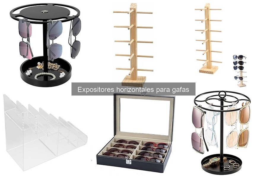 Errores comunes al usar expositores horizontales para gafas