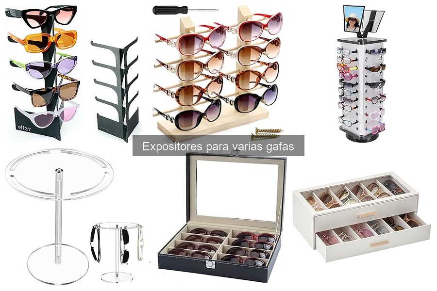 Errores comunes al usar expositores para gafas y cómo solucionarlos