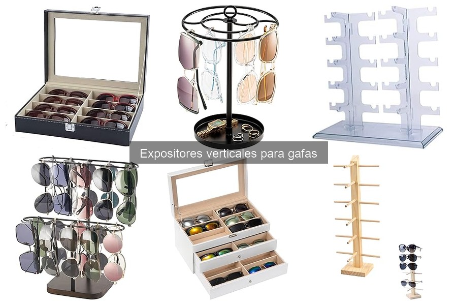 Errores comunes al usar expositores verticales para gafas
