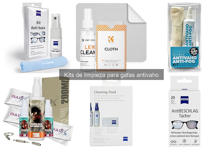 Errores comunes al usar kits de limpieza antivaho para gafas