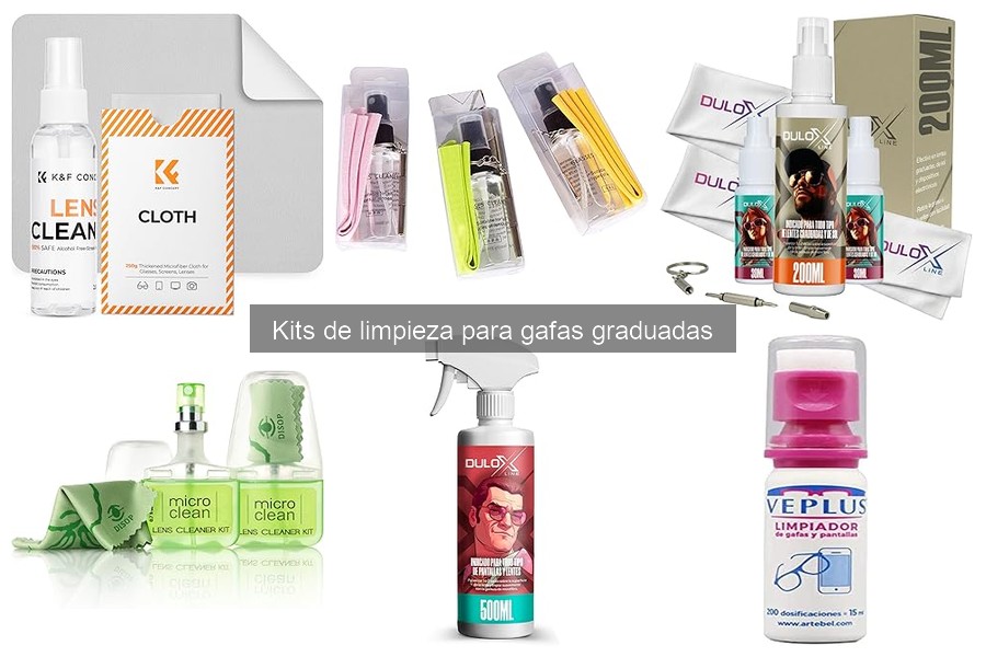 Errores comunes al usar kits de limpieza de gafas graduadas