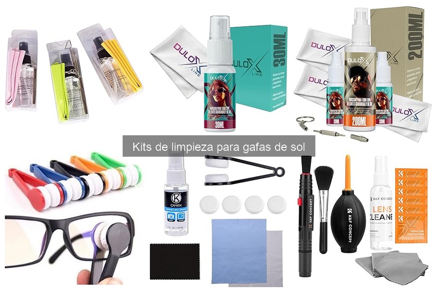 Errores comunes al usar kits de limpieza para gafas de sol