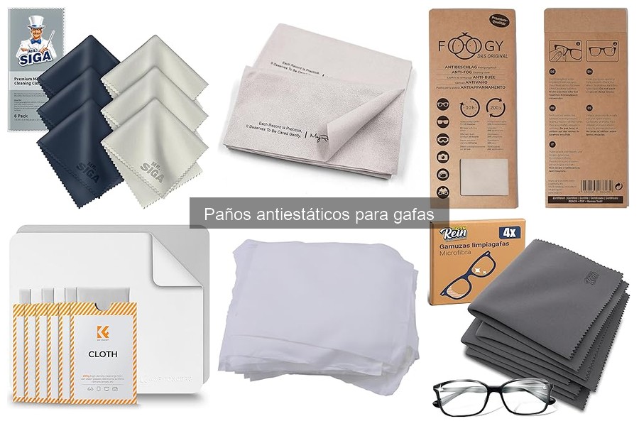 Errores comunes al usar paños antiestáticos para gafas