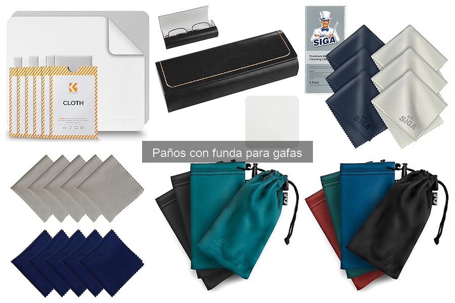Errores comunes al usar paños con funda para gafas