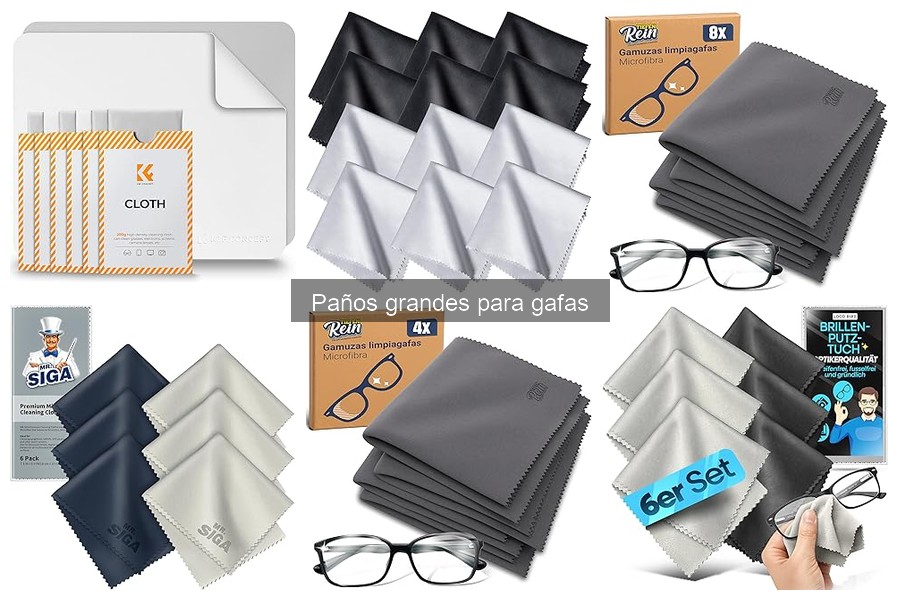 Errores comunes al usar paños grandes para gafas
