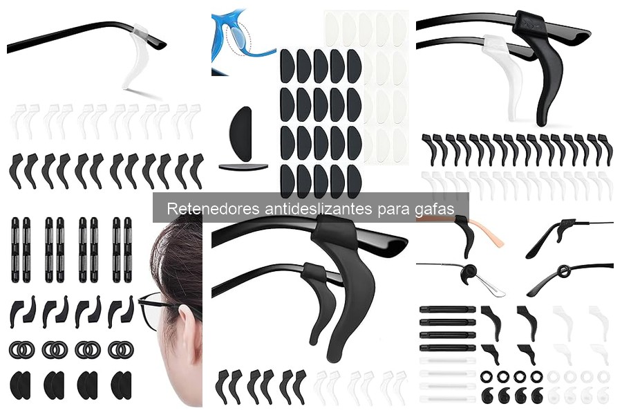 Errores comunes al usar retenedores antideslizantes para gafas