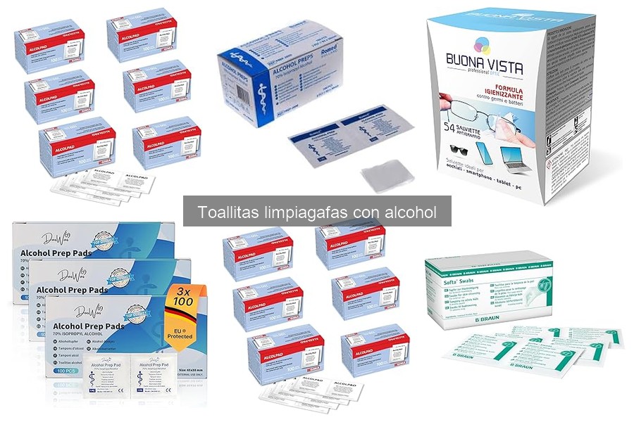Errores comunes al usar toallitas limpiagafas con alcohol
