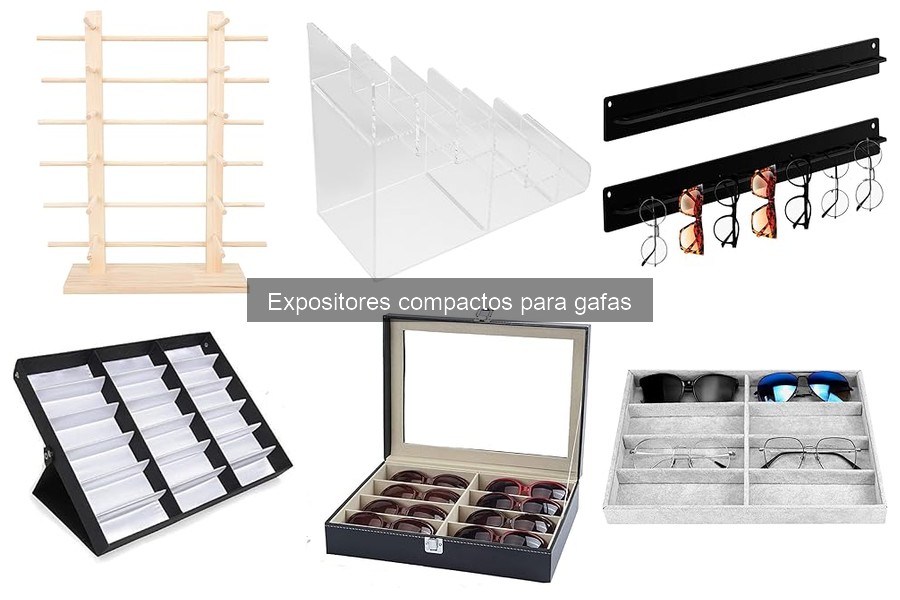 Errores comunes al usar un expositor compacto para gafas