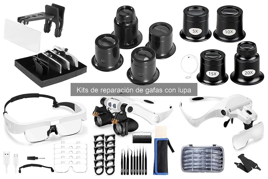 Errores comunes al usar un kit de reparación de gafas con lupa