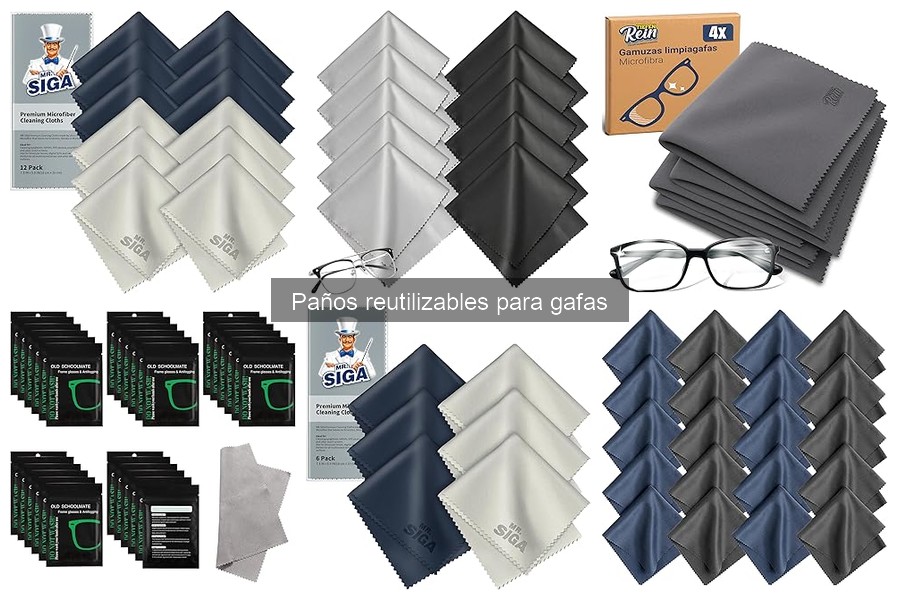 Errores comunes con paños reutilizables para gafas