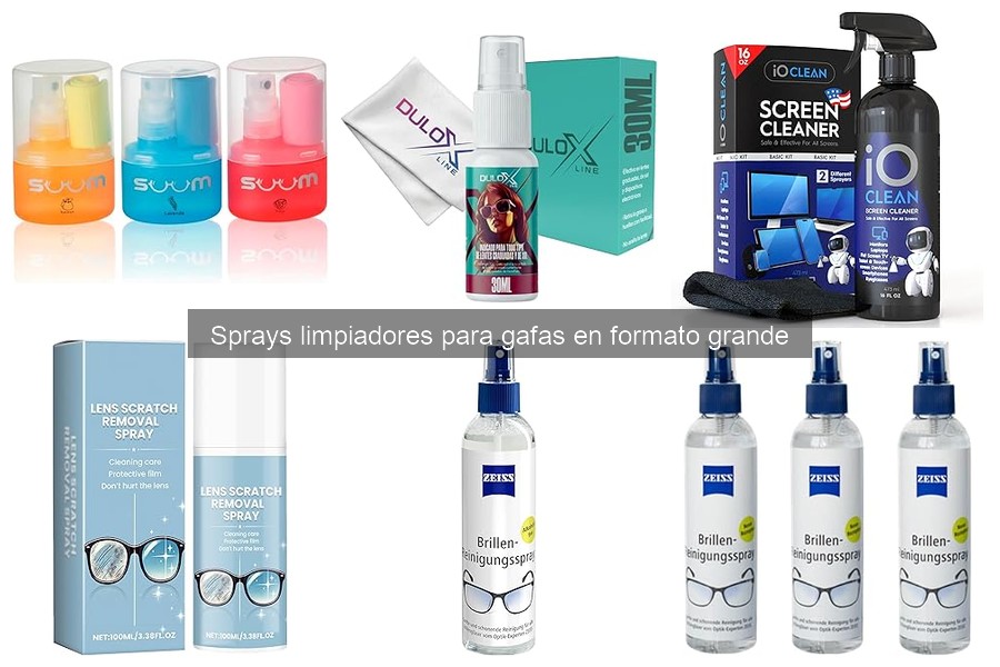 Errores comunes con sprays limpiadores para gafas y soluciones