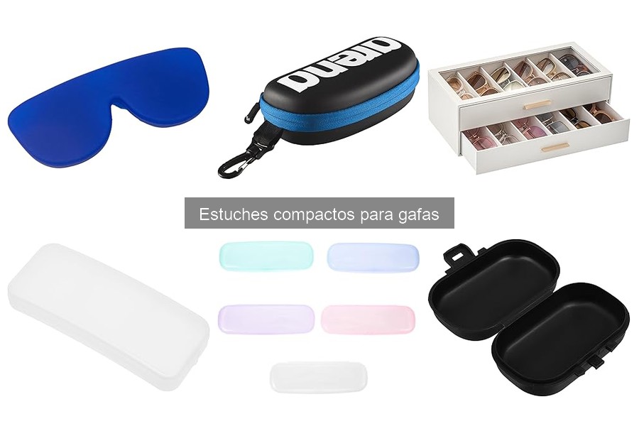 Estuches compactos para gafas de sol: ¿diferencias y similitudes?