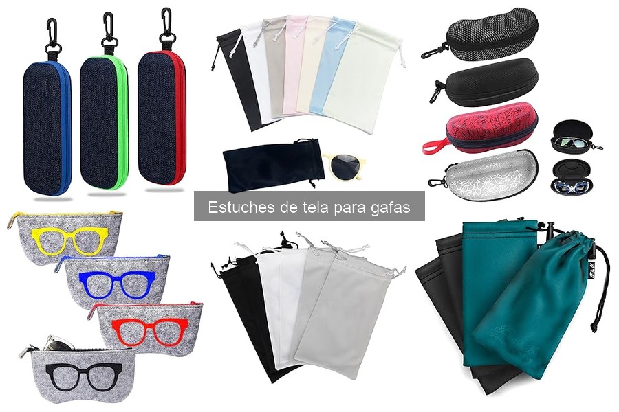 Estuches de tela para gafas: ofertas y descuentos imperdibles