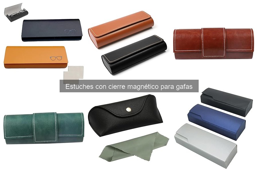 Estuches magnéticos para gafas: estilos y diseños únicos