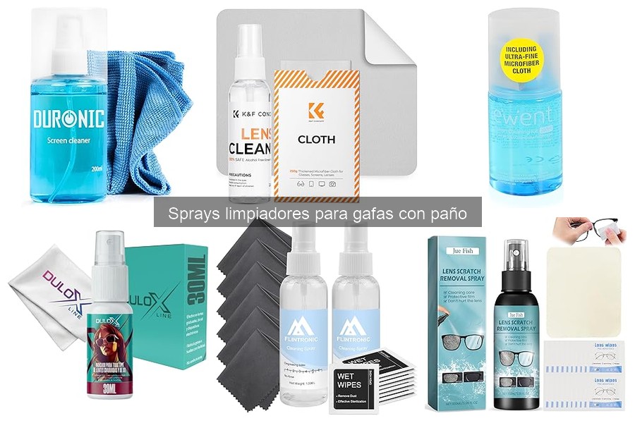 Frecuencia Ideal para Limpiar Gafas con Spray Limpiador
