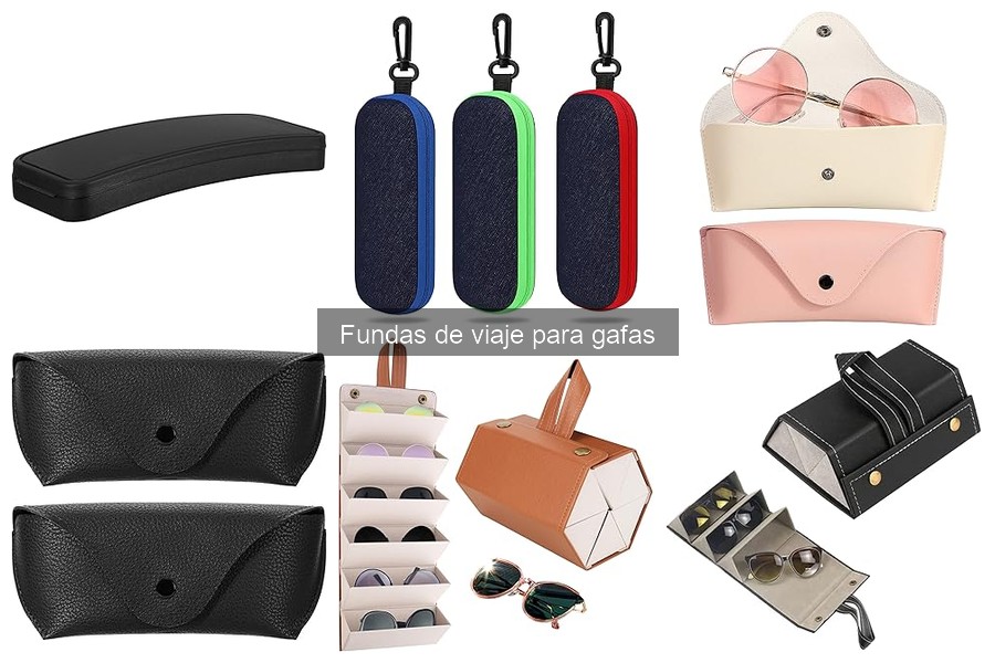 Fundas de viaje para gafas resistentes al agua: ¡protege tus lentes!