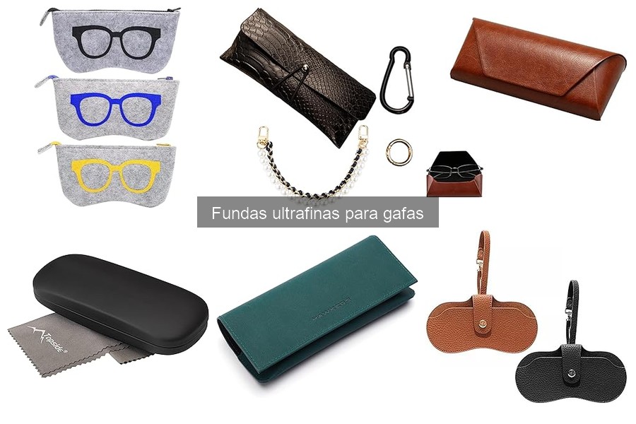 Fundas ultrafinas personalizables para gafas: ¡destaca tu estilo!