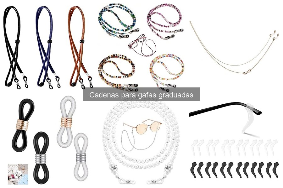 Guía de compra de cadenas para gafas graduadas