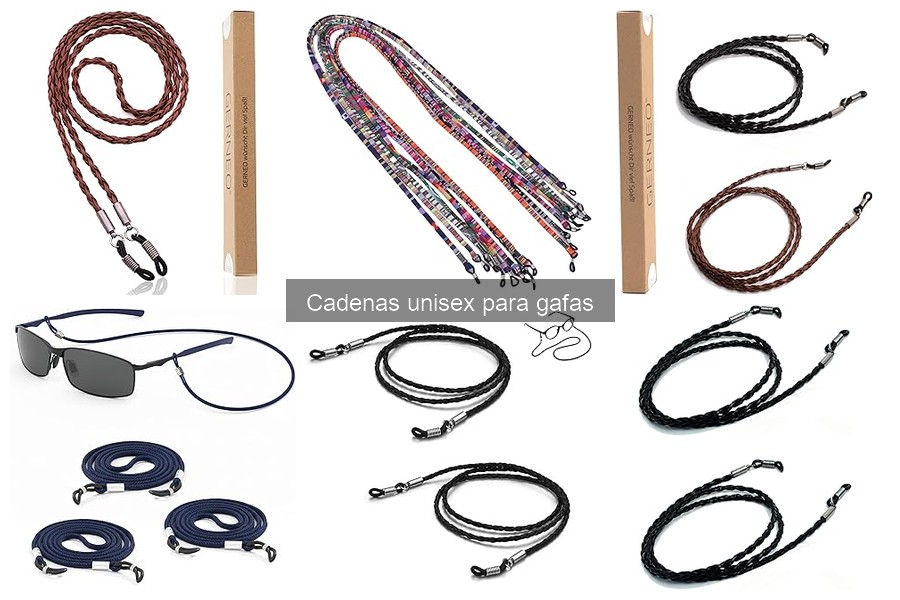 Guía de compra de cadenas unisex para gafas: claves y consejos
