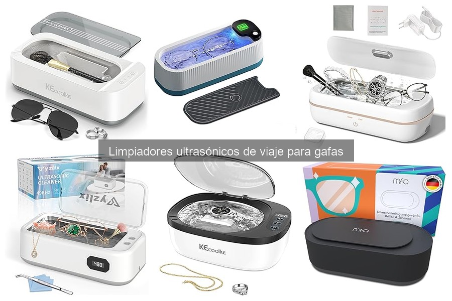 Guía de compra de limpiadores ultrasónicos de viaje para gafas