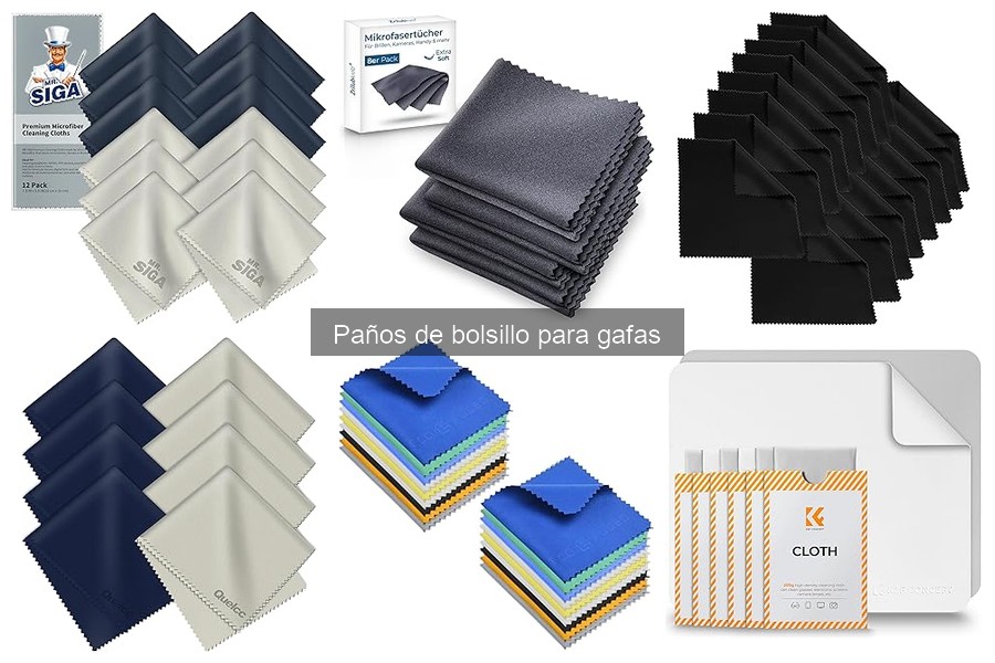 Guía de compra de paños de bolsillo para gafas