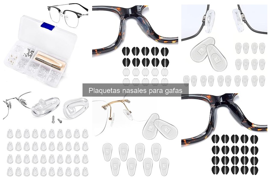 Guía de compra de plaquetas nasales para gafas efectivas