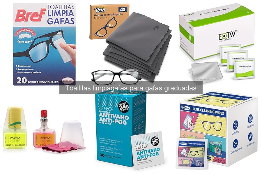 Guía de compra de toallitas limpiagafas para gafas graduadas