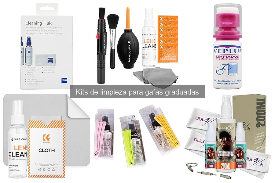 Guía para utilizar kits de limpieza de gafas graduadas