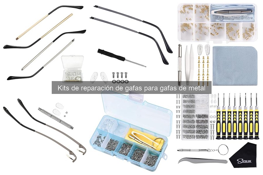 Guía rápida: Cómo usar un kit de reparación de gafas de metal