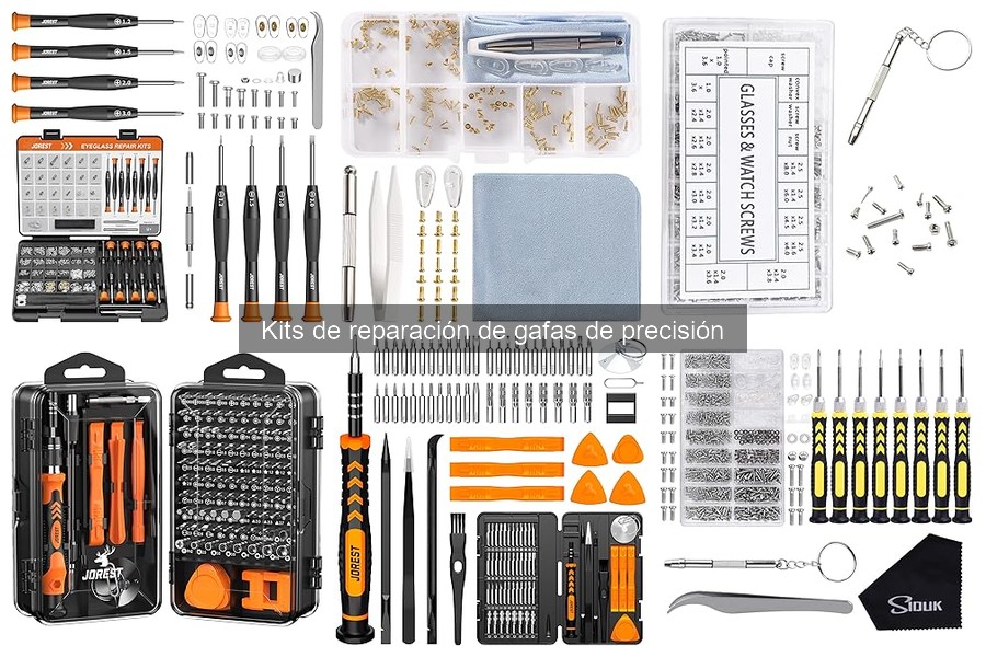 Herramientas imprescindibles en un kit de reparación de gafas