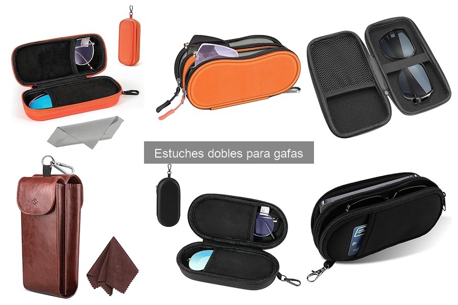 Ideas creativas para personalizar estuches dobles de gafas
