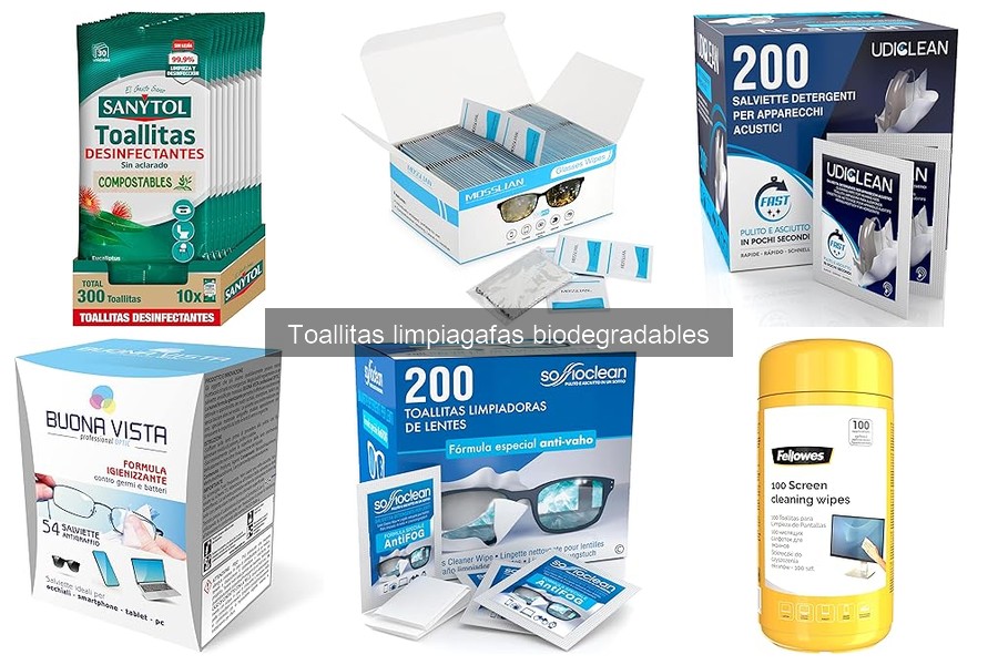 Ingredientes que Deben Evitarse en Toallitas Limpiagafas