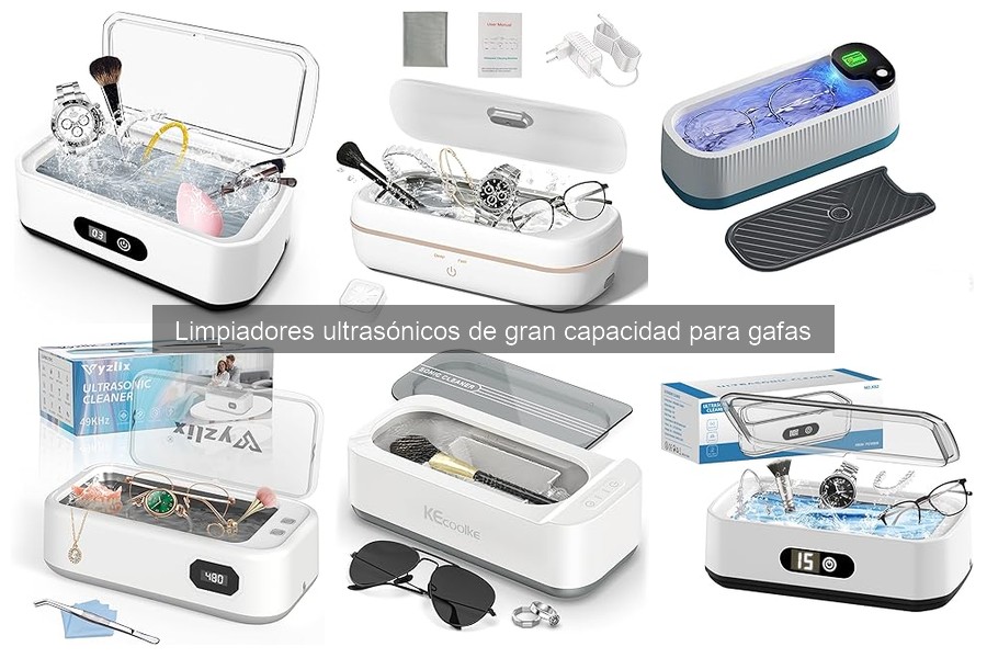 Instrucciones para usar un limpiador ultrasónico de gafas