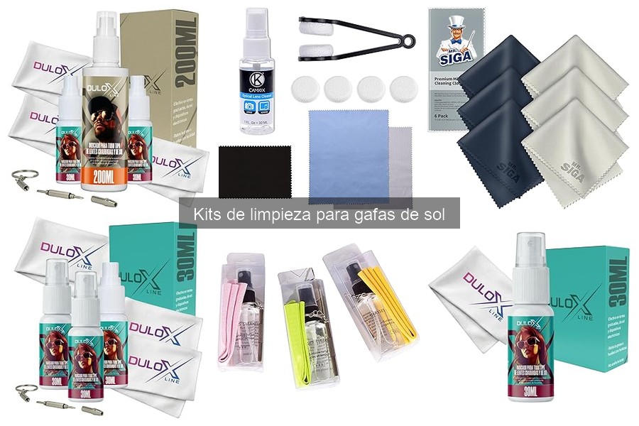 Kits de limpieza para gafas de sol: ¿Qué incluyen?