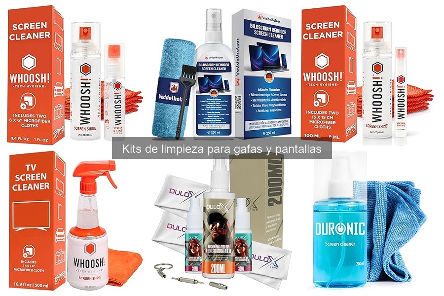 Kits de limpieza para gafas y pantallas: ¿Qué incluyen?