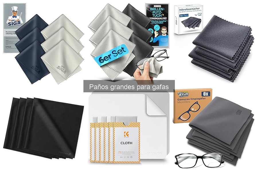 Las mejores paños grandes para gafas de deportistas