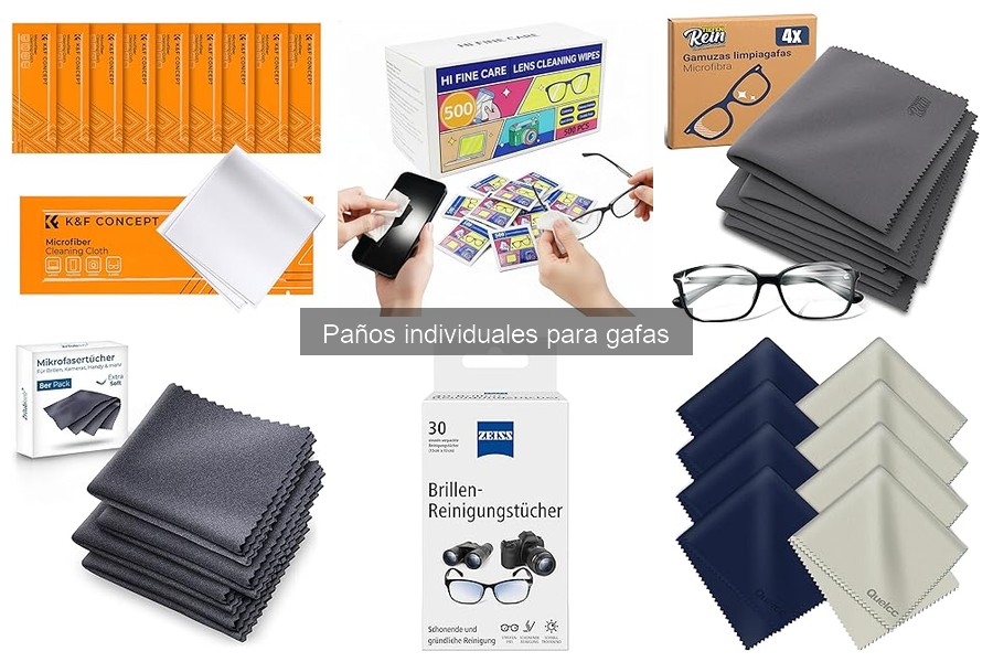 ¿Los paños de limpieza de gafas son reutilizables?