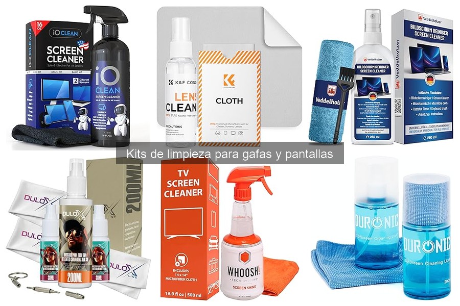 Mantén tus gafas como nuevas con kits de limpieza