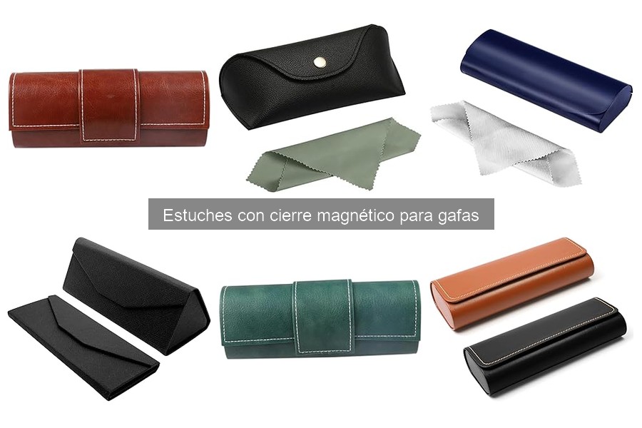 Mantenimiento de estuches con cierre magnético para gafas