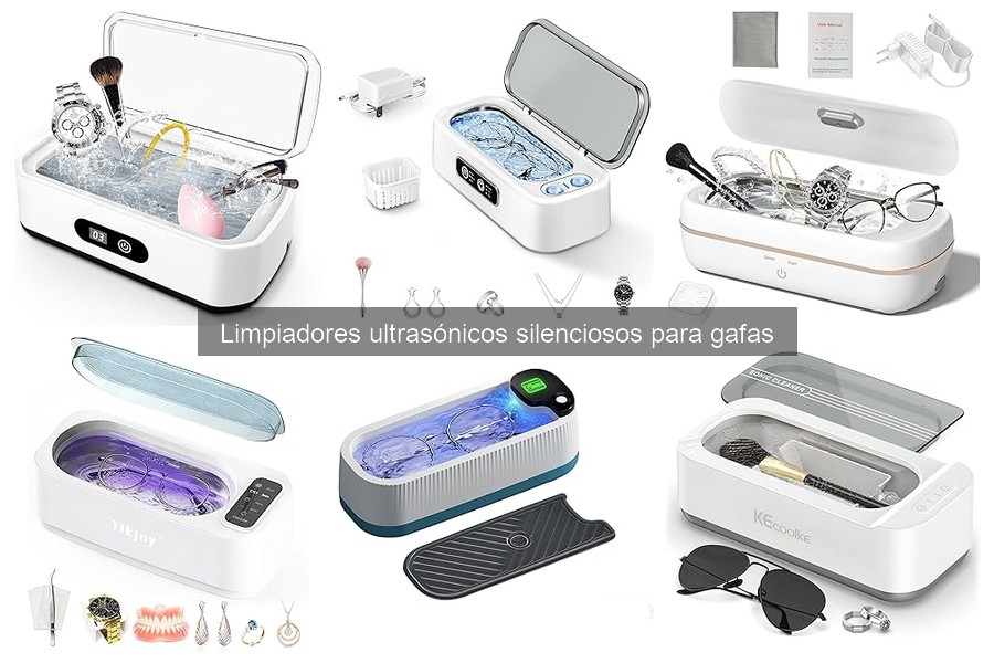 Mantenimiento de limpiadores ultrasónicos silenciosos para gafas