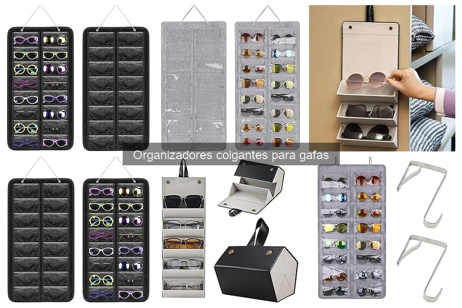 Mantenimiento de organizadores colgantes para gafas